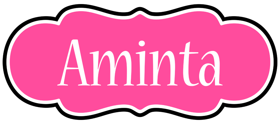Aminta invitation logo