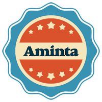 Aminta labels logo