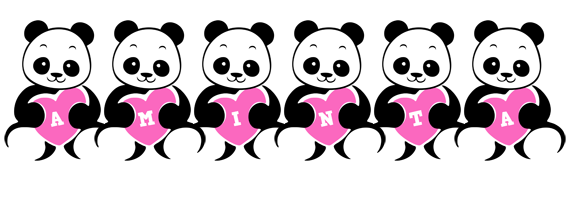 Aminta love-panda logo