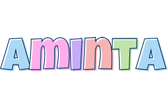 Aminta pastel logo