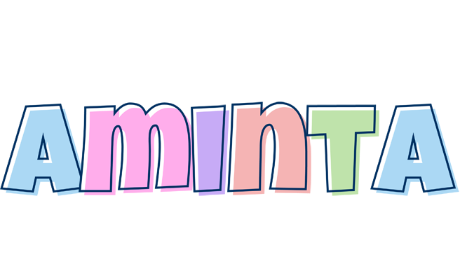 Aminta pastel logo