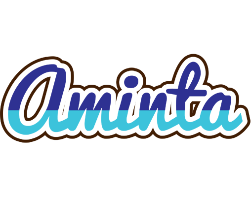 Aminta raining logo