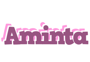 Aminta relaxing logo