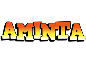 Aminta sunset logo