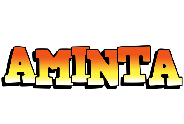Aminta sunset logo