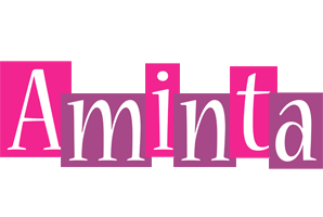 Aminta whine logo