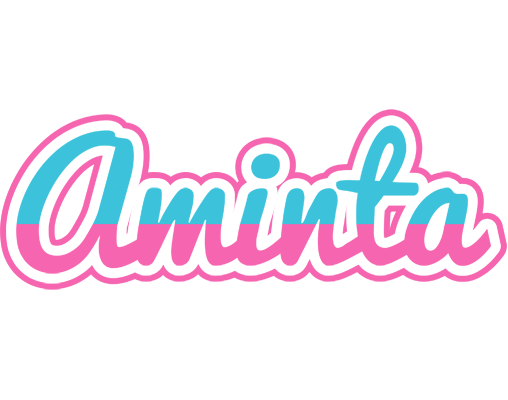 Aminta woman logo