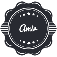 Amir badge logo