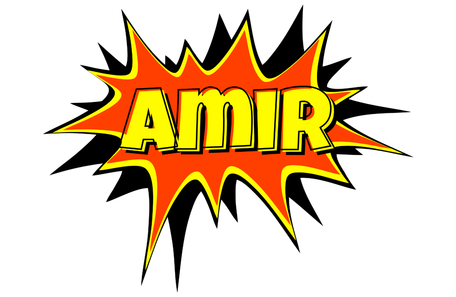 Amir bazinga logo