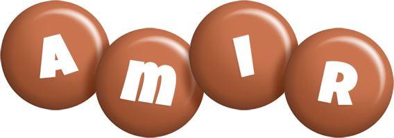 Amir candy-brown logo
