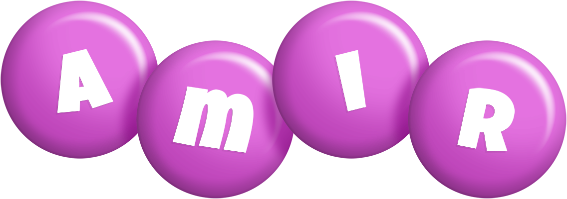 Amir candy-purple logo