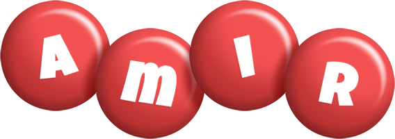 Amir candy-red logo