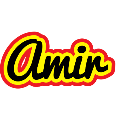 Amir flaming logo