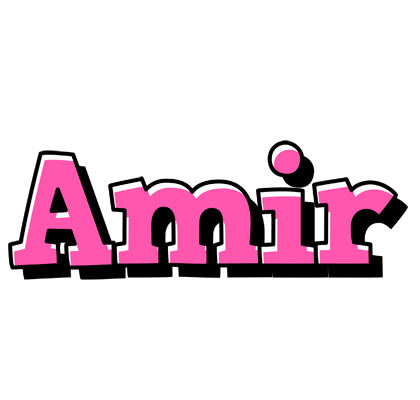 Amir girlish logo
