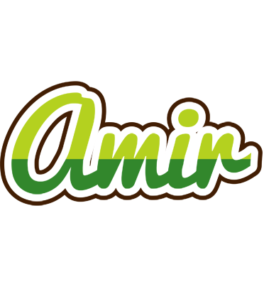 Amir golfing logo