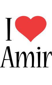 Amir i-love logo