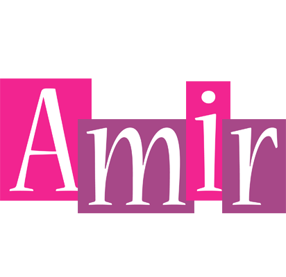 Amir whine logo