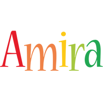 Amira birthday logo