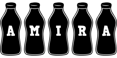 Amira bottle logo
