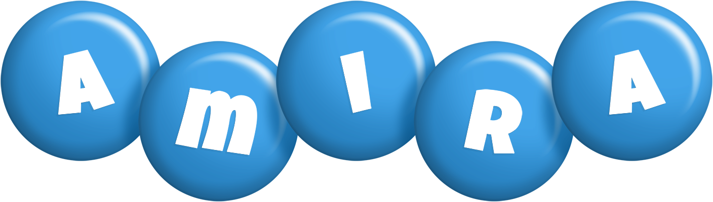 Amira candy-blue logo