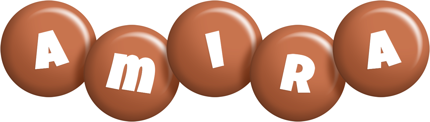 Amira candy-brown logo
