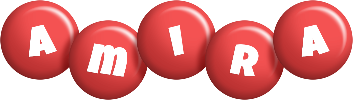 Amira candy-red logo