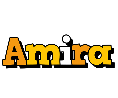 Amira cartoon logo