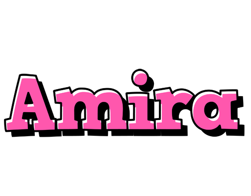 Amira girlish logo