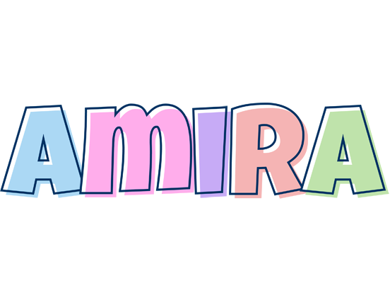 Amira pastel logo