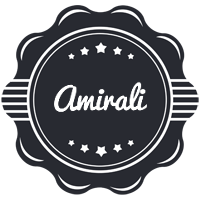 Amirali badge logo