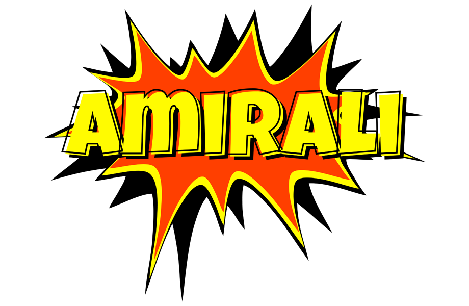 Amirali bazinga logo