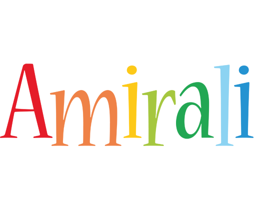 Amirali birthday logo