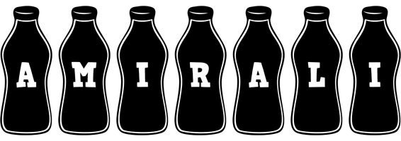 Amirali bottle logo