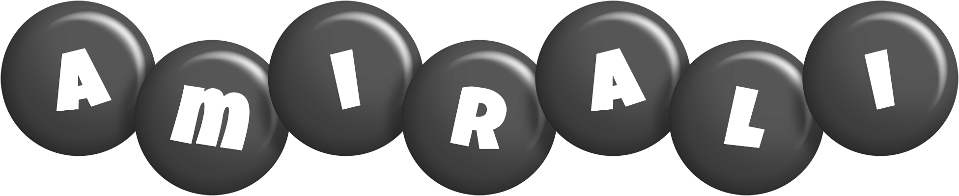 Amirali candy-black logo
