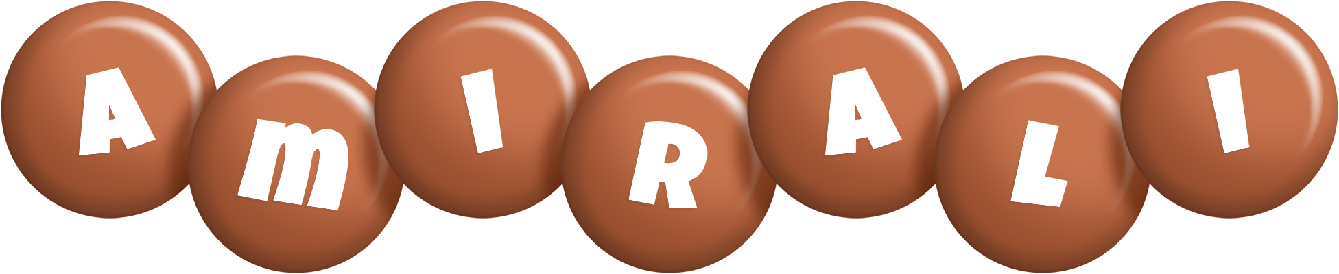 Amirali candy-brown logo