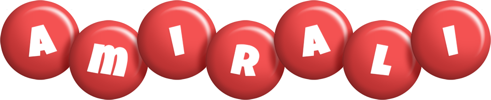 Amirali candy-red logo