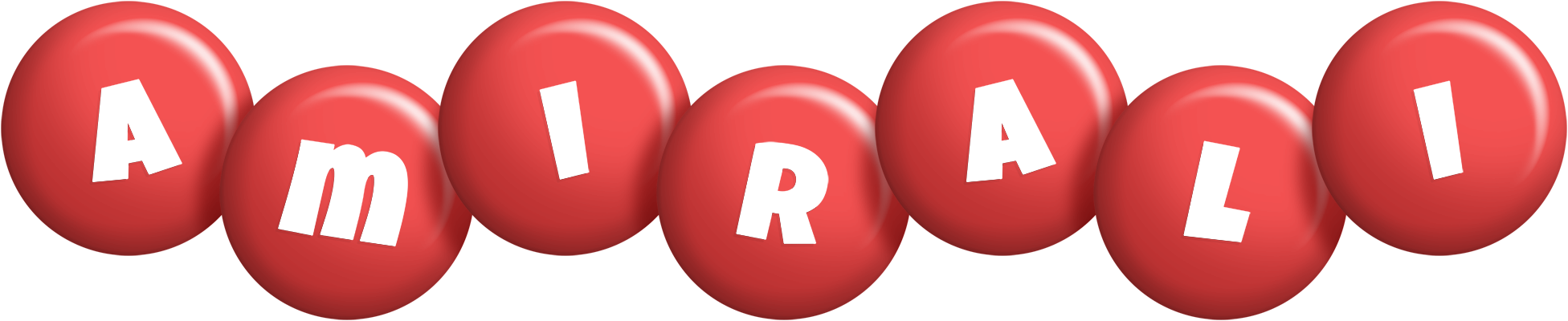 Amirali candy-red logo