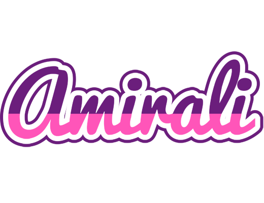 Amirali cheerful logo