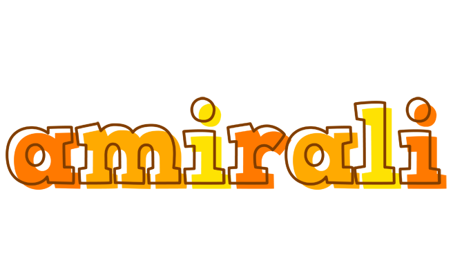 Amirali desert logo