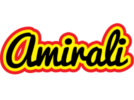 Amirali flaming logo
