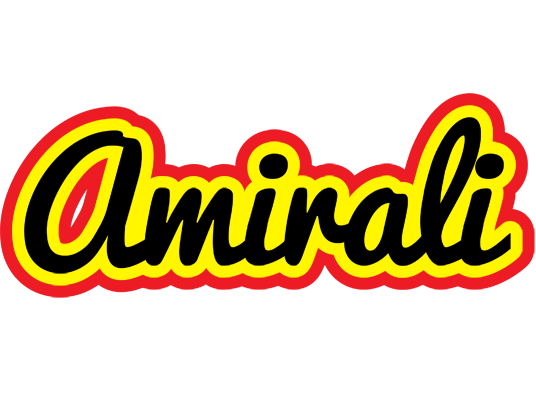 Amirali flaming logo