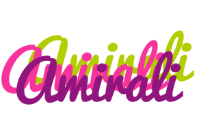 Amirali flowers logo