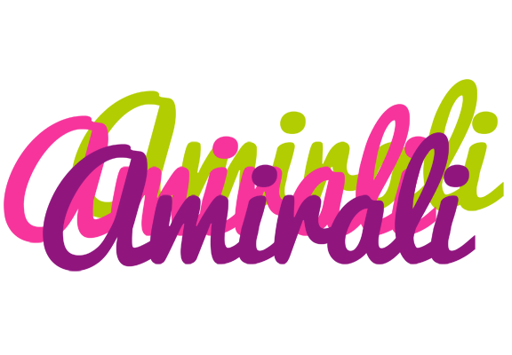 Amirali flowers logo
