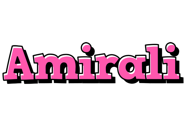Amirali girlish logo