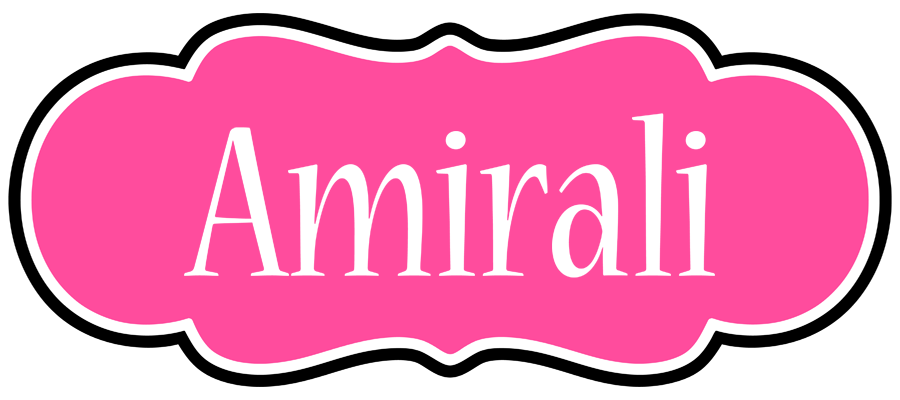 Amirali invitation logo