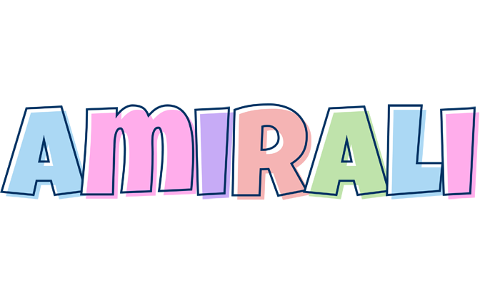 Amirali pastel logo