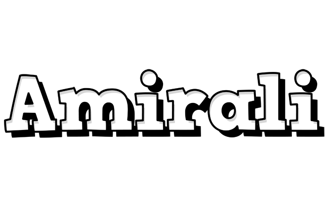 Amirali snowing logo