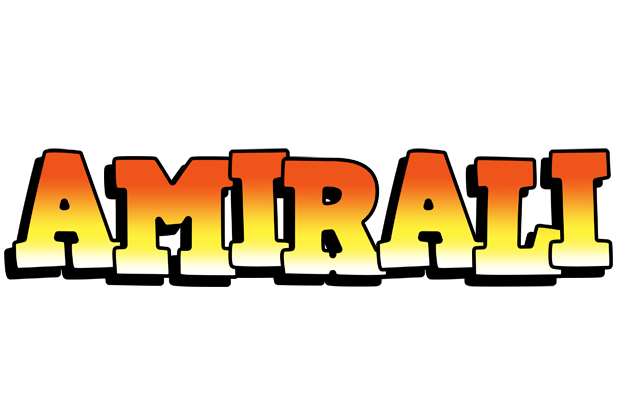 Amirali sunset logo