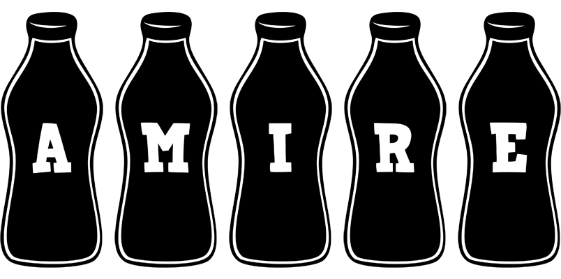 Amire bottle logo