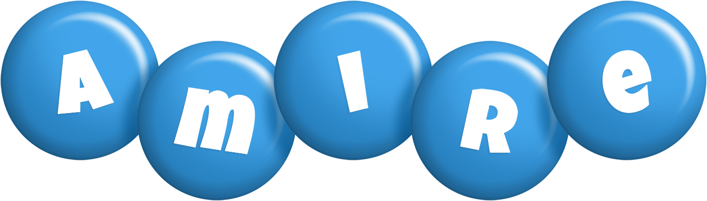 Amire candy-blue logo